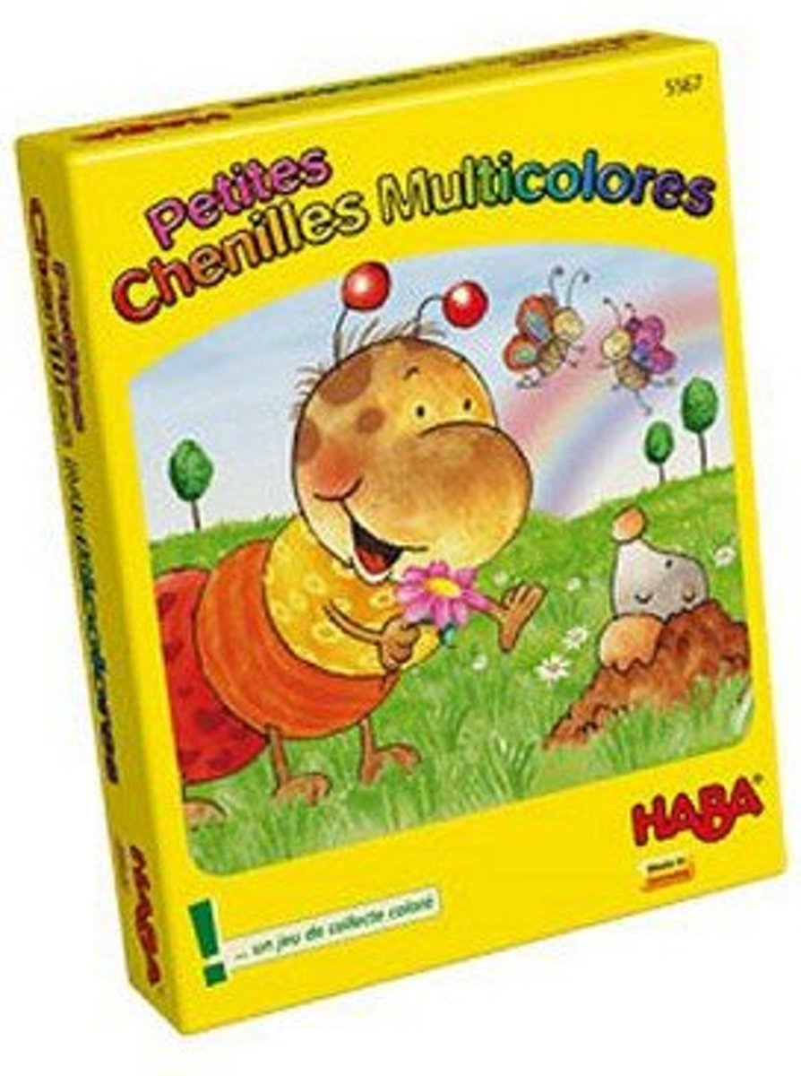 Speelgoed | Wooden Toys - !!! Jeu De Cartes - Petites Chenilles Multicolores (Fr